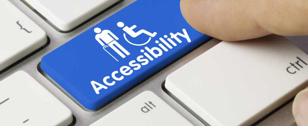 Accessibility key on a computer keyboard