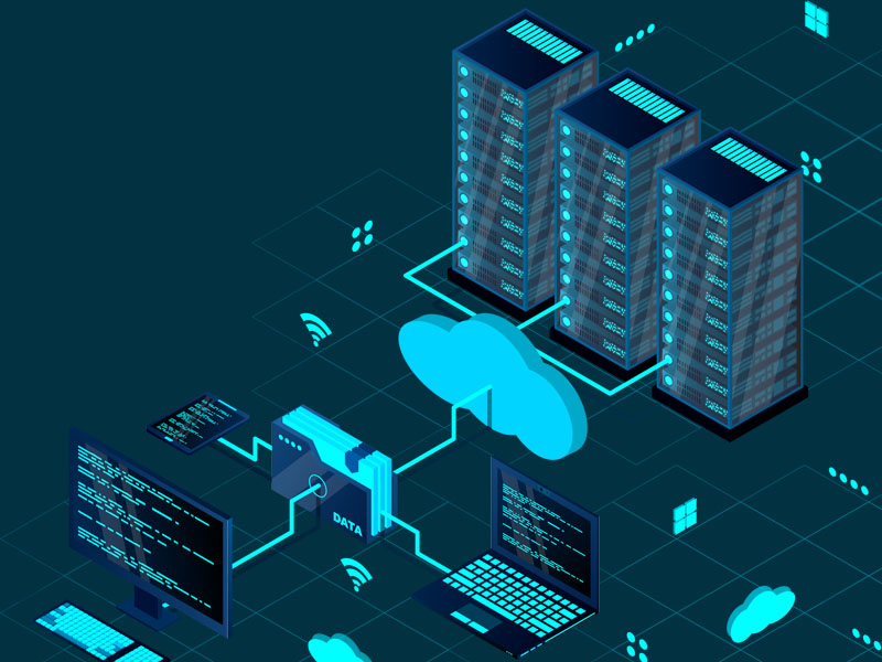 Illustration of hosting flow