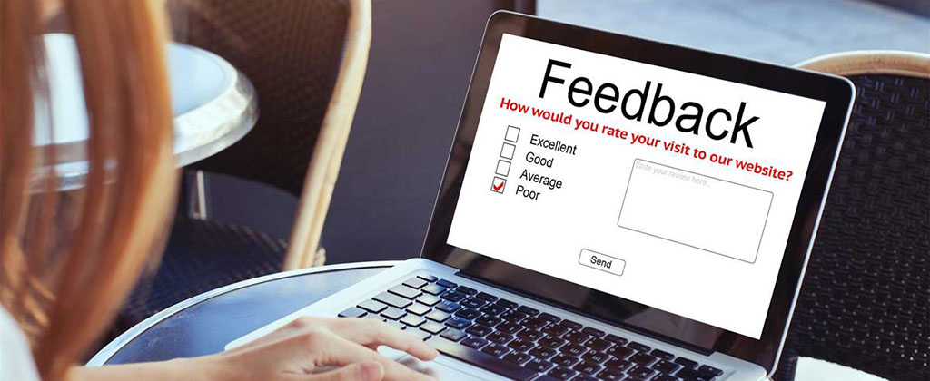 Website feedback form